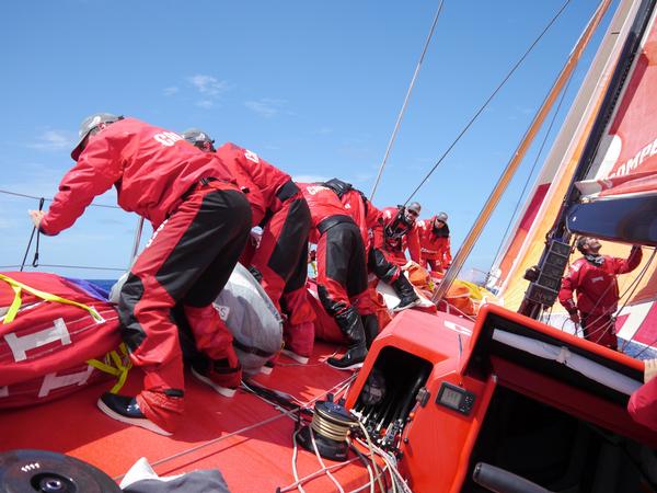 Sail stacking time on CAMPER